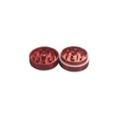 Aluminum Grinder, 4 Cm, 2-piece, Red-WN42R-Bam Bam Bhole_2.jpg