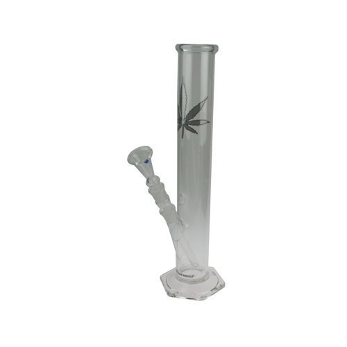 GLASS BONG, 5 Mm, 18.8 Mm, 40 Cm, 55 mm Ø-GW515A-Bam Bam Bhole_2.jpg