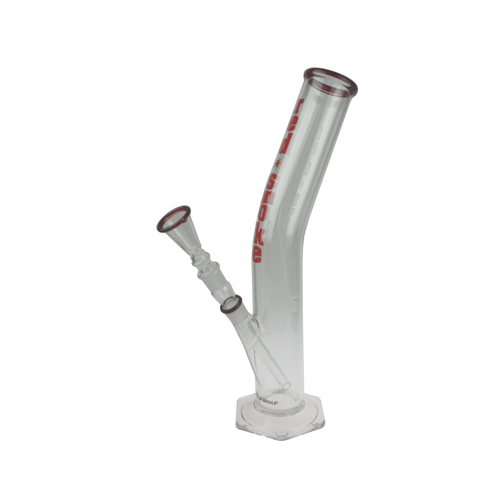 Glass Bong - 18.8 cm - 40 cm - Red Smoke-GW46ABR-Bam Bam Bhole_2.jpg