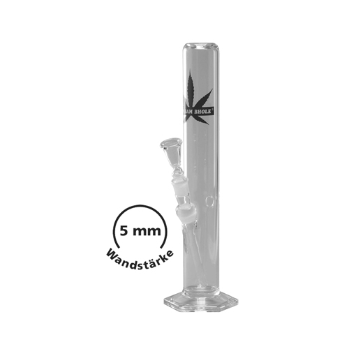 GLASS BONG, 5 Mm, 18.8 Mm, 40 Cm, 55 mm Ø-GW515A-Bam Bam Bhole_7.jpg