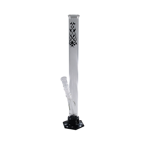 Glass Bong, 18.8 Cm, 50 Cm, Plastic Base-GW50L-Bam Bam Bhole_2.jpg