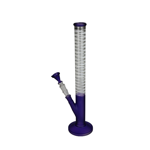 Cylinder Glass Bongs, 46cm High, 18.8mm, 42mmø-GW44L-Bam Bam Bhole_2.jpg