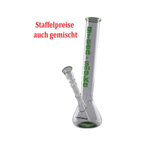 Glass Bong, 20 cm High, 14.5 cm Ground Joint-GW1-Bam Bam Bhole_4.jpg