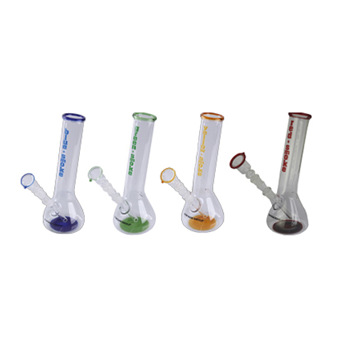 Glass Bong, 14.5 Mm, 24 Cm, Clear-GW1XL-Bam Bam Bhole_2.jpg