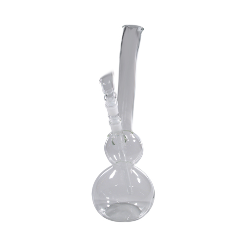 Glass Bong, 20 cm High, 14.5 cm Ground Joint-GW1-Bam Bam Bhole_10.jpg