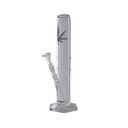 Glass Bong, 38 cm High, Curved, 18.8 mm Plug-in System-GW11-Bam Bam Bhole_7.jpg