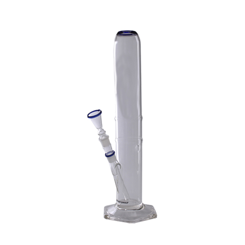 Glass Bong, 38 cm High, Curved, 18.8 mm Plug-in System-GW11-Bam Bam Bhole_9.jpg