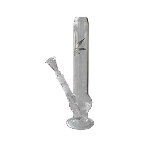Glass Bong, 38 cm High, Bulbous Belly, 55 mm Ø, 18.8 mm-GW10-Bam Bam Bhole_2.jpg