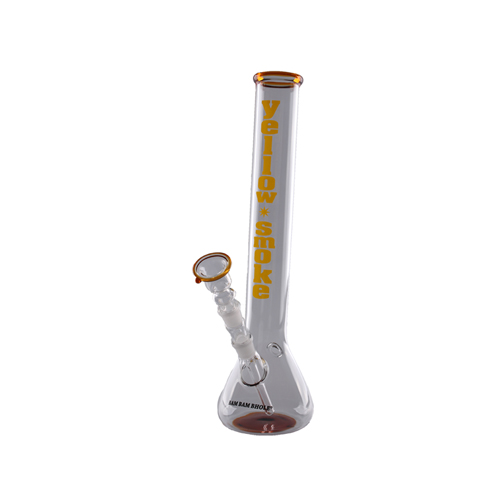 Glass Bong, 20 cm High, 14.5 cm Ground Joint-GW1-Bam Bam Bhole_3.jpg