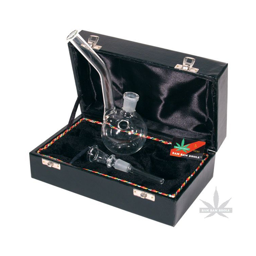 Glass Bong In Case GW29-17 Cm-14.5-GH29-Bam Bam Bhole_2.jpg