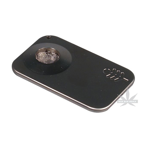 Silver Palm Leaf Magnet Pipe, Matte-SIL1-Bam Bam Bhole_6.jpg