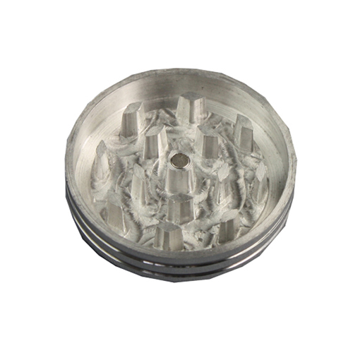 Aluminum Grinder, 50 mm Ø, 4-piece With Mesh-WNB54-Bam Bam Bhole_4.jpg