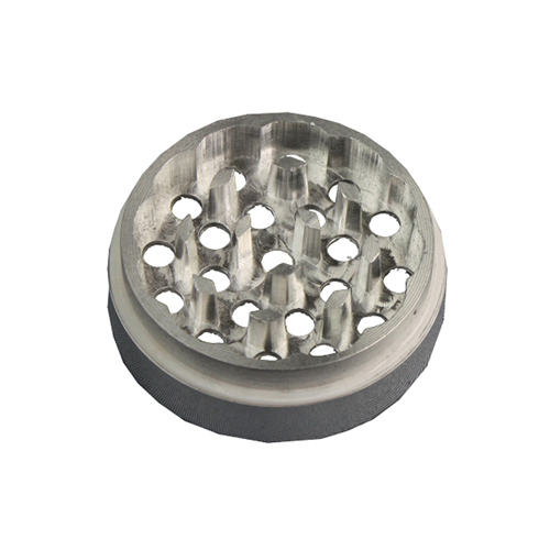 Aluminum Grinder, 50 mm Ø, 4-piece With Mesh-WNB54-Bam Bam Bhole_3.jpg