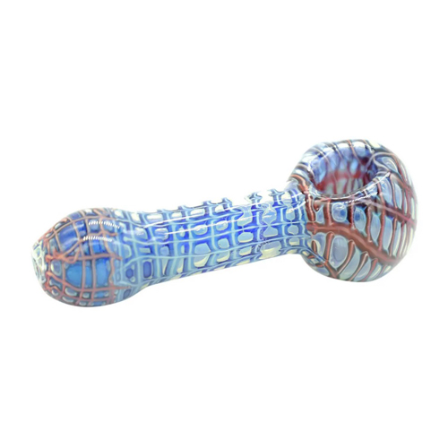 Glass Hand Pipe, Glass Bubble Pipe, 10 cm-SSC10006-Bam Bam Bhole_2.jpg