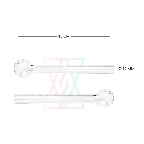 Glass Pipe, Oil Pipe BIG, 15 cm-SSC10103-Bam Bam Bhole_2.jpg
