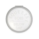 Pop-Top Squeeze Dose, 70mm, clear, 1 Stück