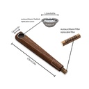 Calumet ONE Pipe, Light Wood, approx. 10 cm