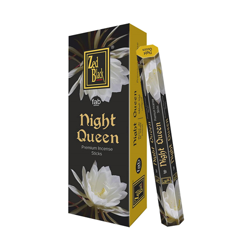 Incense, Zed Black, NIGHT QUEEN, 6 Packs Of 20 Sticks