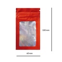 Mylar Bag WINDOW, 100 X 60 Mm, Pack Of 50, Red-ZPHW1RED-Bam Bam Bhole_2.jpg