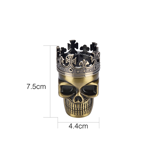 Metal Grinder, 46mmø, 3-piece, Sieve, SKULL-WN43SKULL-Champ High_4.jpg