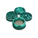 Aluminum Grinder GREEN, 50 mm Ø, 4-piece With Sieve, CNC-WN54G-Bam Bam Bhole_3.jpg