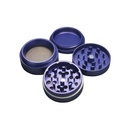 Aluminum Grinder BLUE, 50 mm Ø, 4-piece With Sieve, CNC-WN54B-Bam Bam Bhole_3.jpg