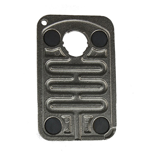 Silver Palm Leaf Magnet Pipe, Matte-SIL1-Bam Bam Bhole_5.jpg