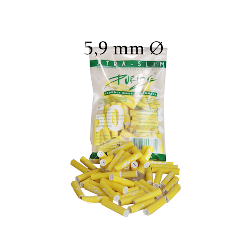 PURIZE Activated Carbon Filters Yellow 1x50, 5.9mmø, XTRA-ZU9SX50Y-PURIZE_3.jpg