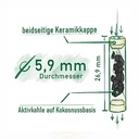 PURIZE Activated Carbon Filters Organic 1x50, 5.9mmø XTRA-ZU9SX50OR-PURIZE_3.jpg