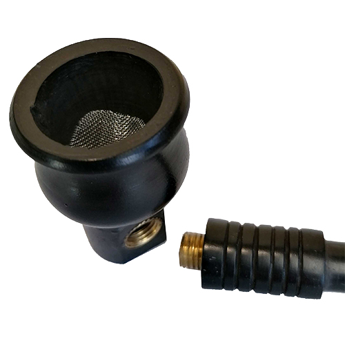 Screw pipe, dark wood, 22 cm long-WP21-Bam Bam Bhole_3.jpg