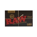 RAW Black Single Wide Papers, Pack Of 25, 100 Leaves-ZI55B-Raw_2.jpg