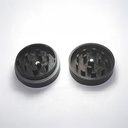 Aluminum Grinder, 4 Cm, 2 Parts, Black-WN42S-Bam Bam Bhole_2.jpg