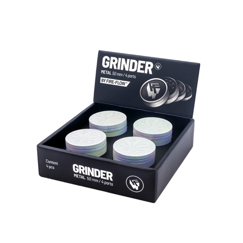 Metal Grinder, ICY PEARL Trance Leaf, 50mmø-WNC54IYPTL-Fire-Flow_2.jpg