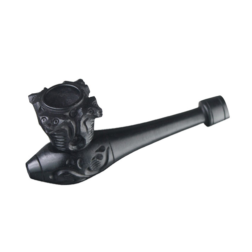 Wooden Pipe - Dark - 10 cm-WP17-Bam Bam Bhole_2.jpg