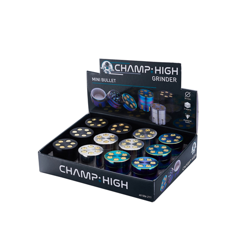 Metal Grinder, 30 mm Diameter, 3-piece, Sieve, BULLET-WN33BU-Champ High_6.jpg