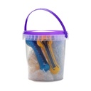 Glass Pipes, Hand Pipe Bucket, 3 Blue + 3 Yellow-SSC10327-Bam Bam Bhole_2.jpg