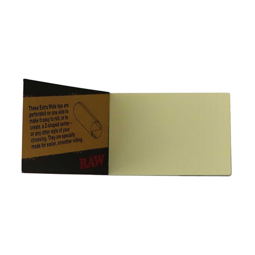 RAW Black Tips Xtra Wide, 4 X 6cm, Perforated-TIP57-Raw_3.jpg