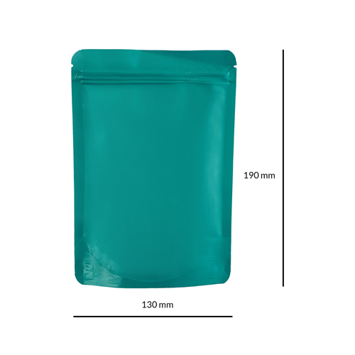 Mylar Bag 190 X 130 Mm, PU50, MATTE Green-MB190130GR-Bam Bam Bhole_2.jpg