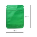 Mylar Bag 115 X 85 Mm, PU50, Matte Green-MB11585MGR-Bam Bam Bhole_2.jpg