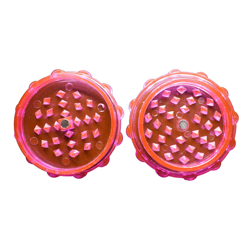 Acrylic Grinder With Magnet, 7.6 cm Ø-WN106FLO-Bam Bam Bhole_3.jpg