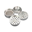 Aluminum Grinder, 50 mm Ø, 4-piece With Mesh, CNC-WN54-Bam Bam Bhole_3.jpg