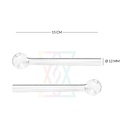 Glass Pipe, Oil Pipe BIG, 15 cm-SSC10103-Bam Bam Bhole_2.jpg