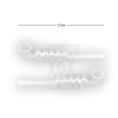 Glass Pipe, Glass Spiral Pipe, 17 cm-SSC10101-Bam Bam Bhole_2.jpg