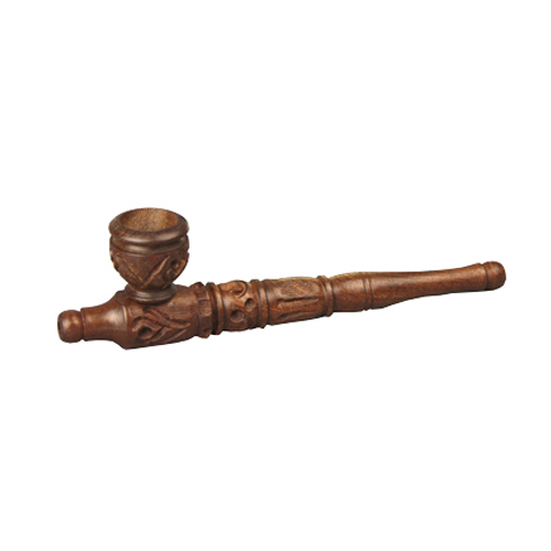 Wooden Pipe, approx. 15 Cm, Screw-on-MS12-Bam Bam Bhole_2.jpg