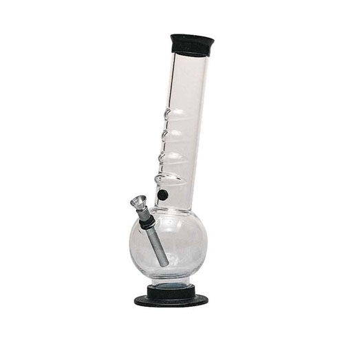 Acrylic Bong Clear, Non-slip, 26 Cm, 38 mm Ø