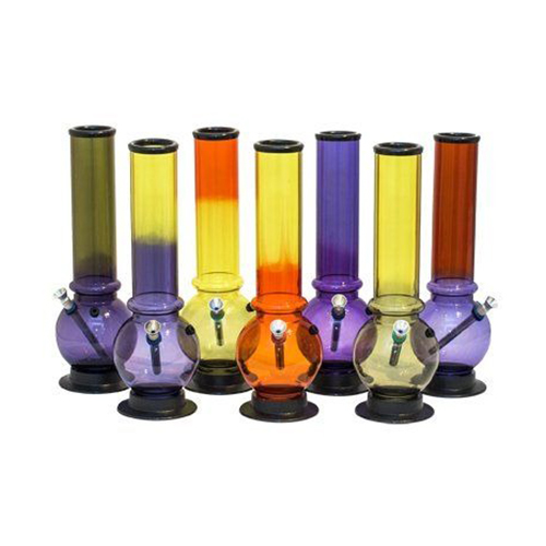 Acrylic Bong, Colored, Ice, With Ball, approx. 29.5 cm