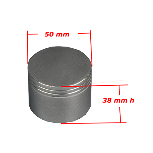 Aluminum Grinder, 50 mm Ø, 4-piece With Mesh