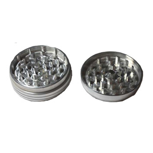 Alu-Grinder, 63 mm Ø, 2-teilig, CNC gefräst