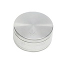 Alu-Grinder, 90mm Ø, 4-teilig mit Sieb, CNC