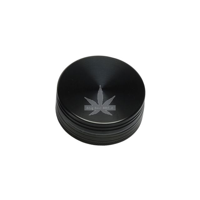Aluminum Grinder, 4 Cm, 2 Parts, Black